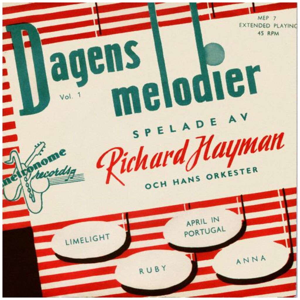 Richard Hayman Och Hans Orkester* - Dagens Melodier Vol. 1 (7, EP)