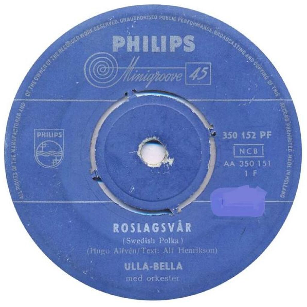 Ulla-Bella / Ulla-Bella Och Alf Pröysen* - Roslagsvår / Tango För Två (7, Single)