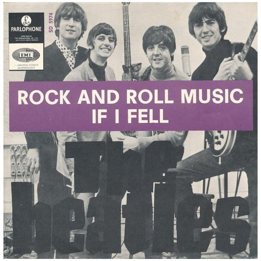 The Beatles - Rock And Roll Music / If I Fell (7, Single, All)