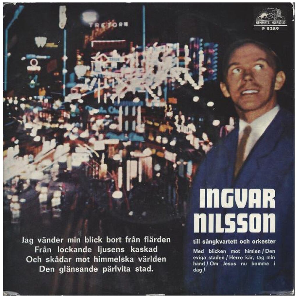 Ingvar Nilsson - Jag Vänder Min Blick Bort Från Flärden (7, EP)