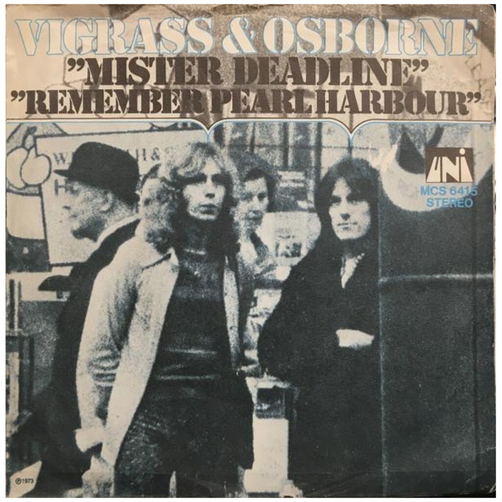 Vigrass & Osborne - Mister Deadline (7, Single)