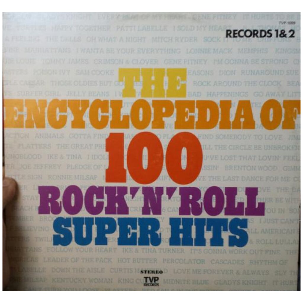 Various - The Encyclopedia of 100 RockNRoll Super Hits, Records 1 & 2 (2xLP, Comp)>