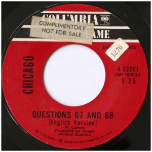 Chicago (2) - Questions 67 And 68 (English Version) / Beginnings (7, Single, RE, Ter)