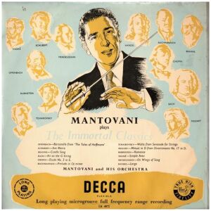 Mantovani And His Orchestra - Plays The Immortal Classics (LP)