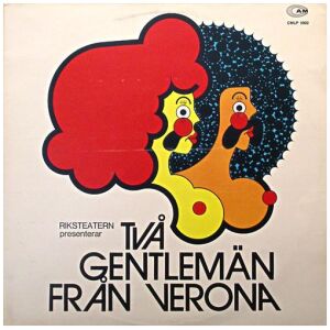 Riksteatern - Två Gentlemän Från Verona (LP, Album)