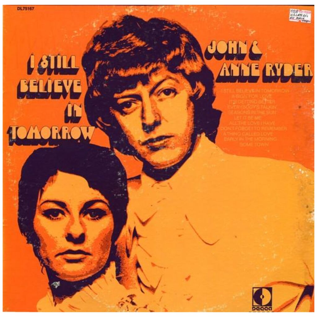 John & Anne Ryder - I Still Believe In Tomorrow (LP, Album)