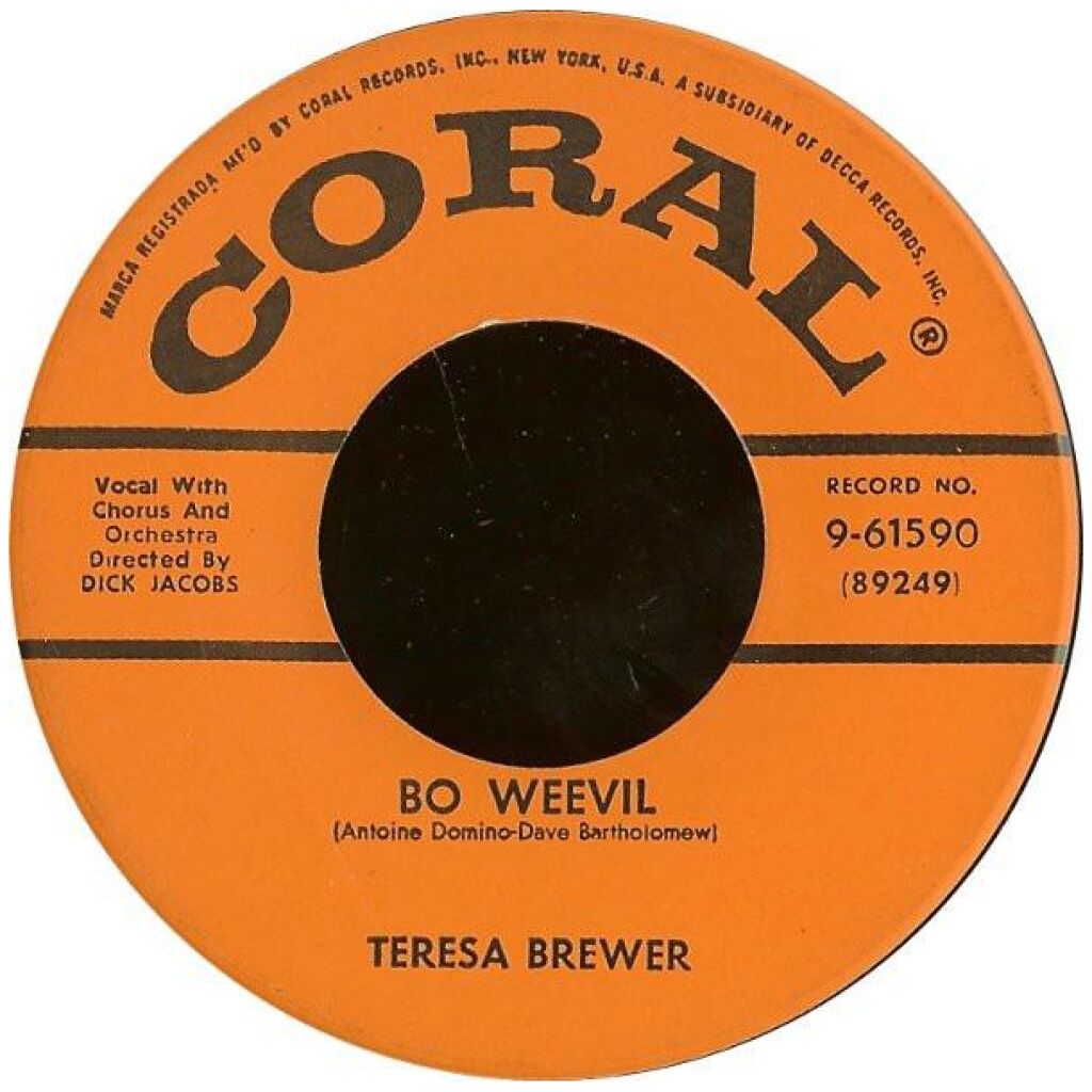 Teresa Brewer - Bo Weevil (7, Glo)