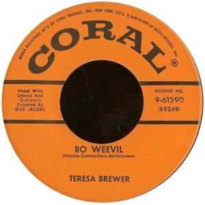 Teresa Brewer - Bo Weevil (7, Glo)