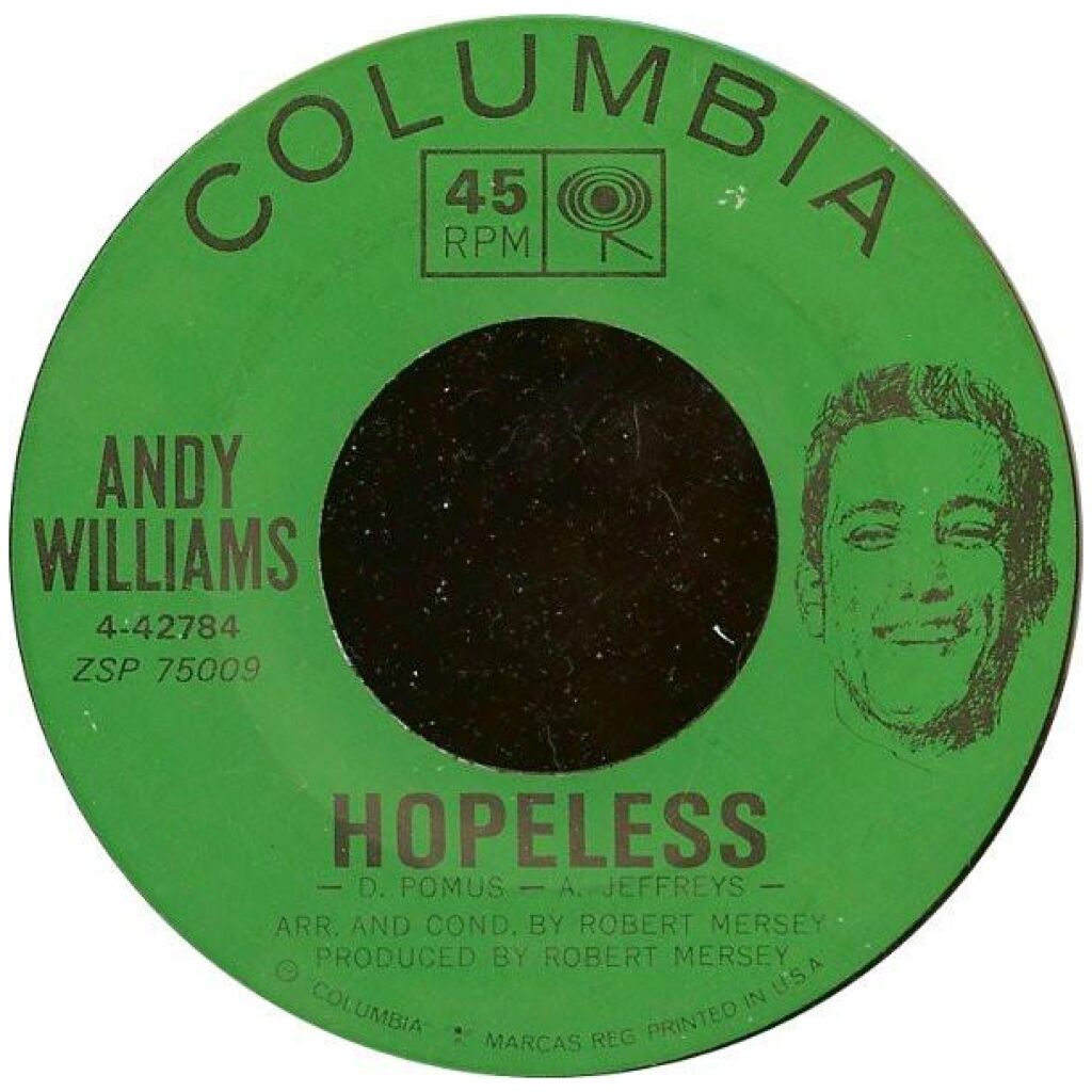 Andy Williams - Hopeless (7, Single)