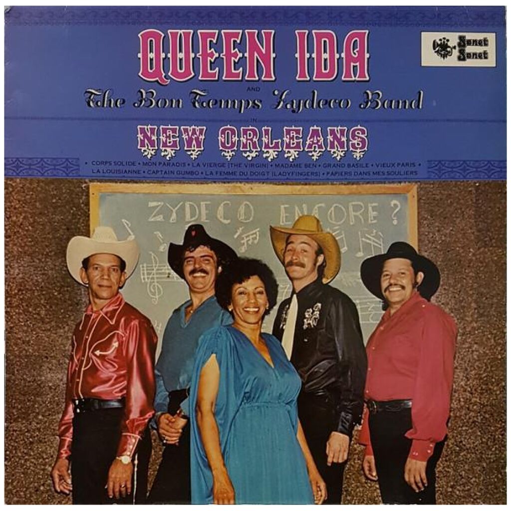 Queen Ida And The Bon Temps Zydeco Band - In New Orleans (LP, Album)