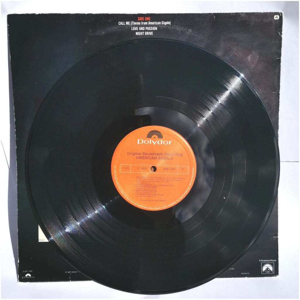 Giorgio Moroder - American Gigolo (Original Soundtrack Recording) (LP, Album)