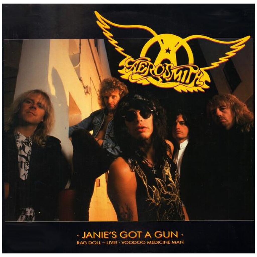 Aerosmith - Janies Got A Gun / Rag Doll - Live / Voodoo Medicine Man (LP)
