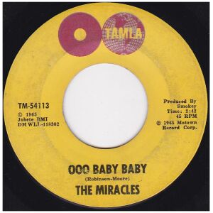 The Miracles - Ooo Baby Baby (7, Single)