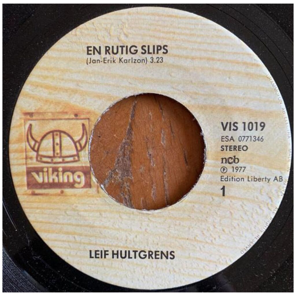Leif Hultgrens - En Rutig Slips / Wear My Ring Around Yor Neck (7, Single)