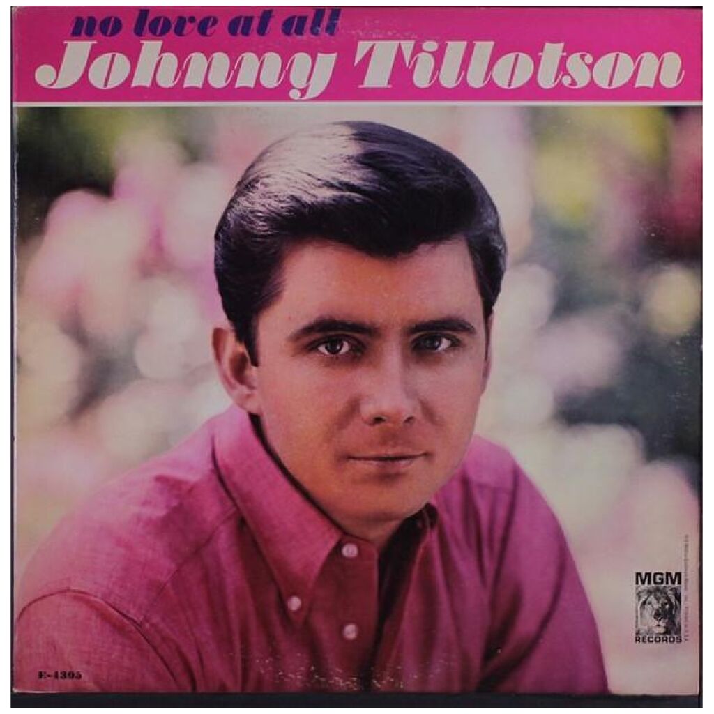 Johnny Tillotson - No Love At All (LP, Album, Mono)
