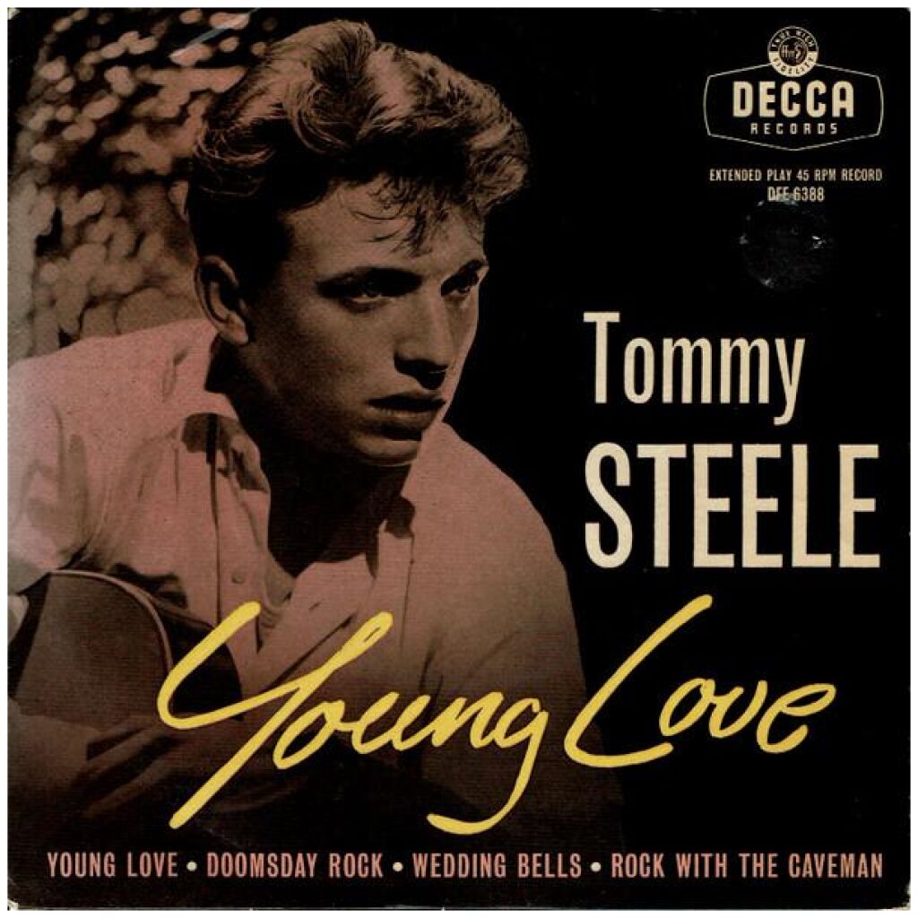 Tommy Steele And The Steelmen - Young Love (7, EP, Tri)