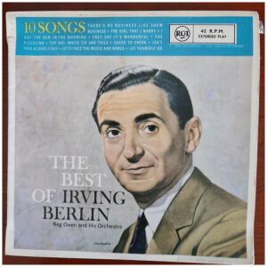 Reg Owen And His Orchestra - The Best Of Irving Berlin (7, EP, Mono)