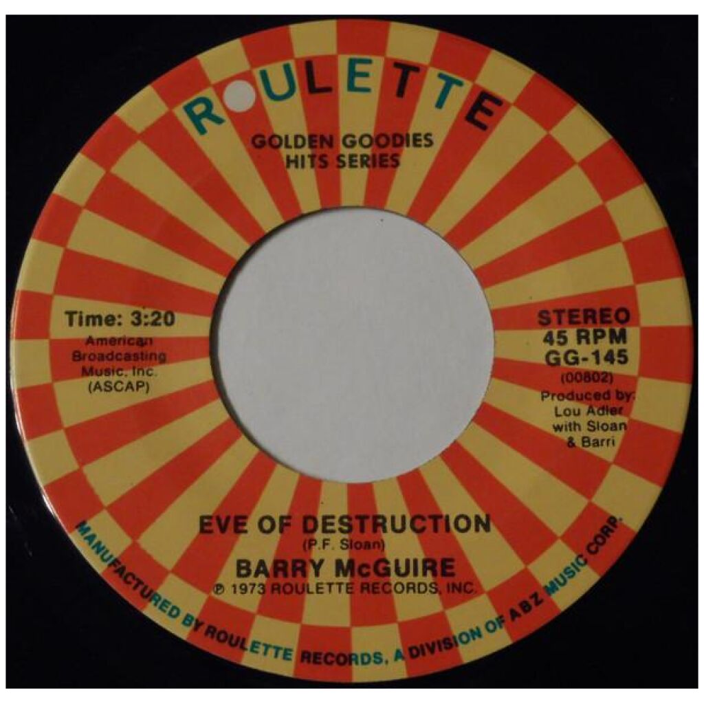 Barry McGuire - Eve Of Destruction / Child Of Our Times (7, Single)