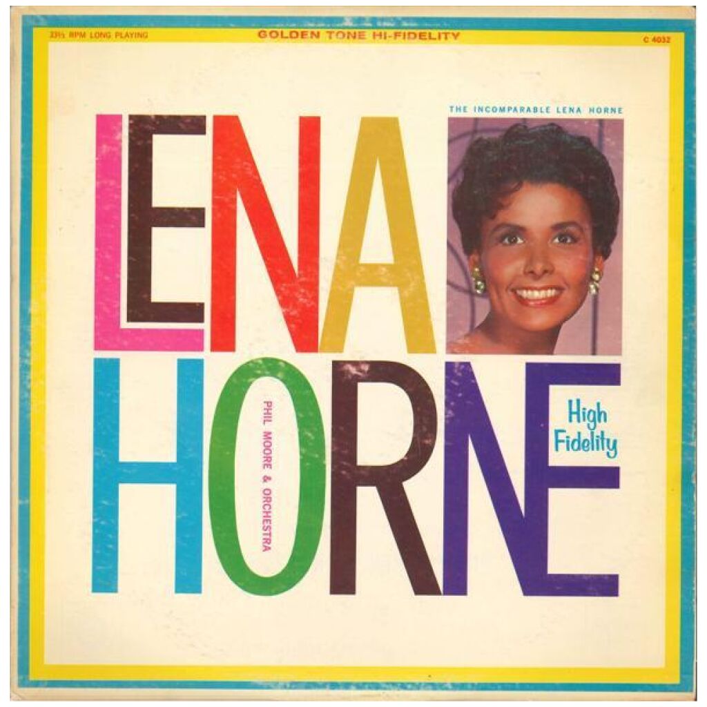 Lena Horne - The Incomparable Lena Horne (LP, Album, Mono)