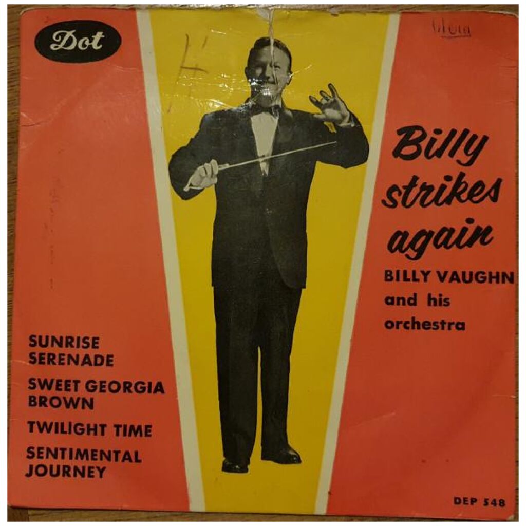 Billy Vaughn And His Orchestra - Sunrise Serenade (7, EP)