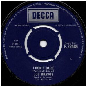 Los Bravos - I Dont Care (7, Single)