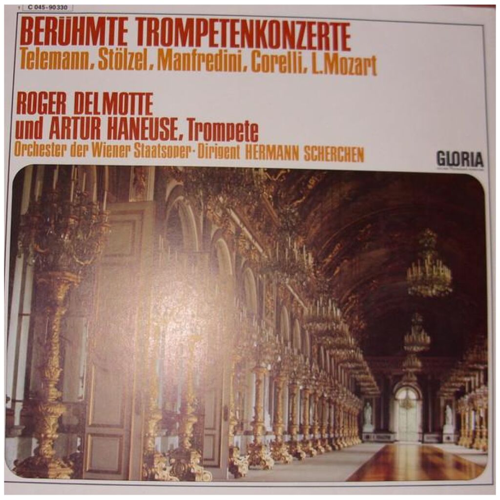 Roger Delmotte, Arthur Haneuse - Berühmte Trompetenkonzerte (LP)