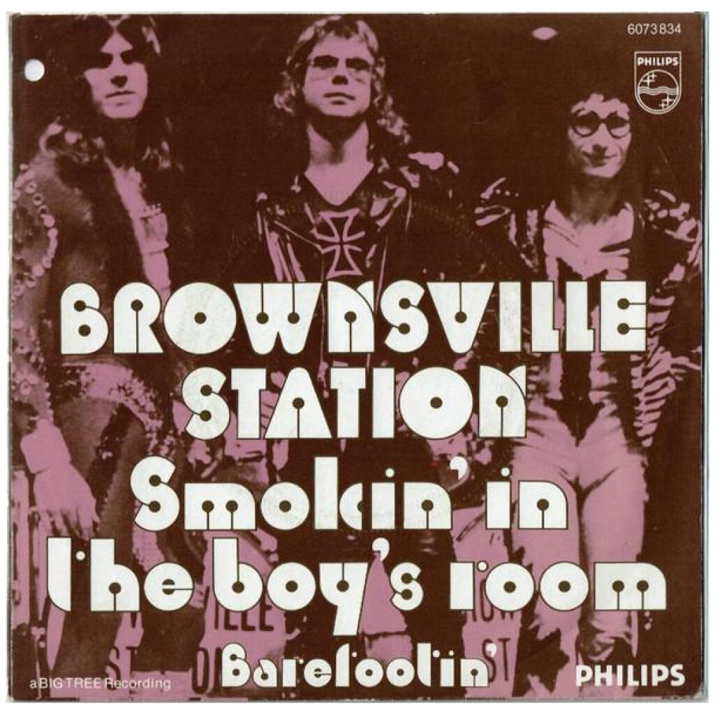 Brownsville Station - Smokin In The Boys Room (7, Single, Whi)