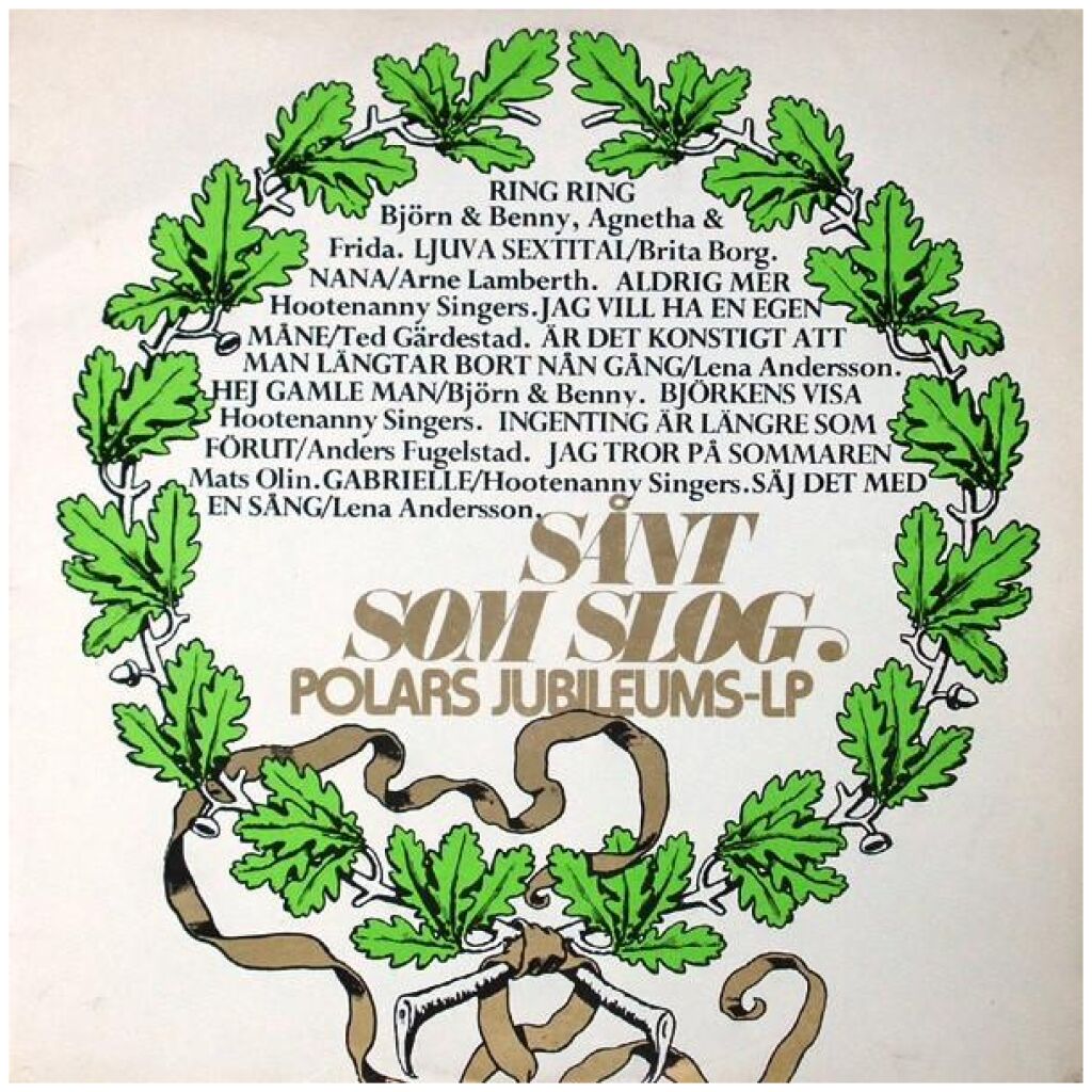 Various - Sånt Som Slog. Polars Jubileums-LP - Polar 10 År (LP, Comp)