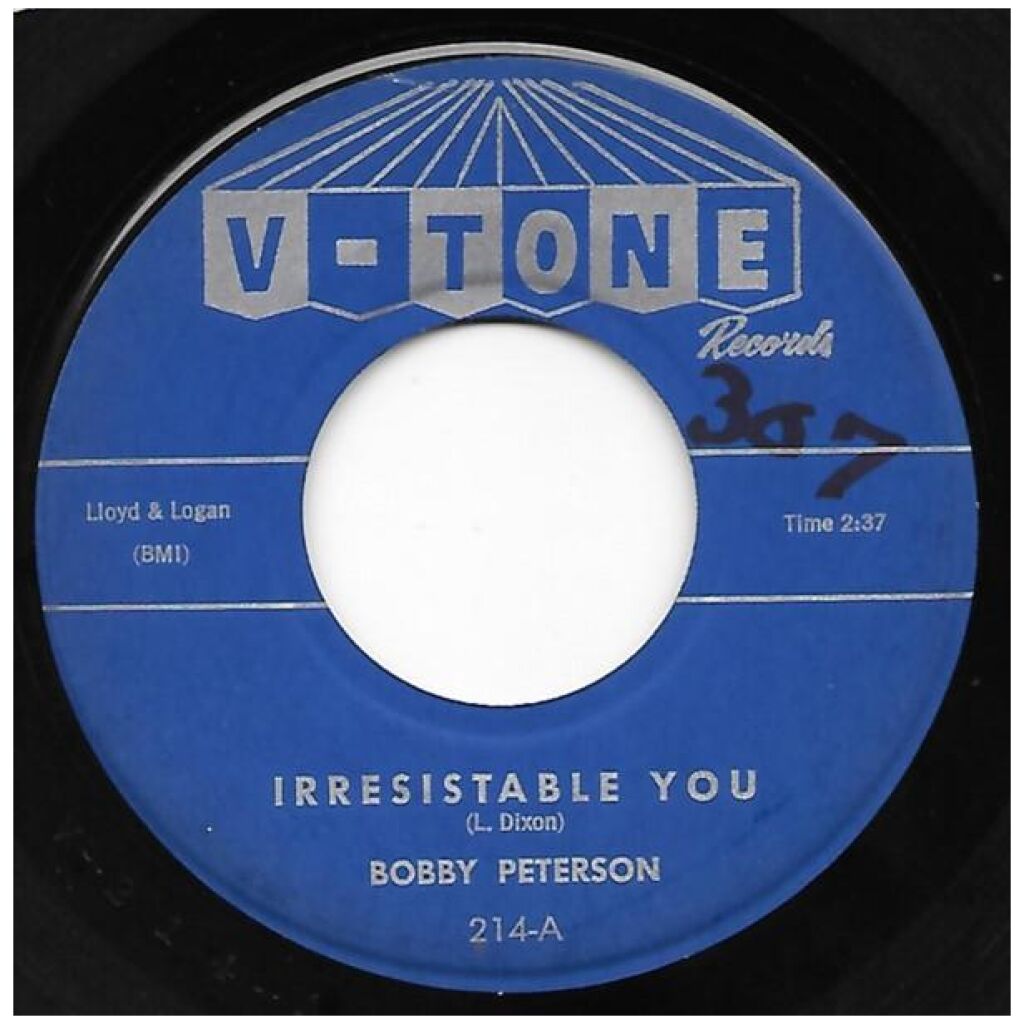 Bobby Peterson (2) - Irresistable You / Piano Rock (7, Single, Mono)