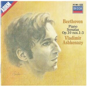 Beethoven*, Vladimir Ashkenazy - Piano Sonatas Op.10 Nos.1-3 (CD, Comp, RM)
