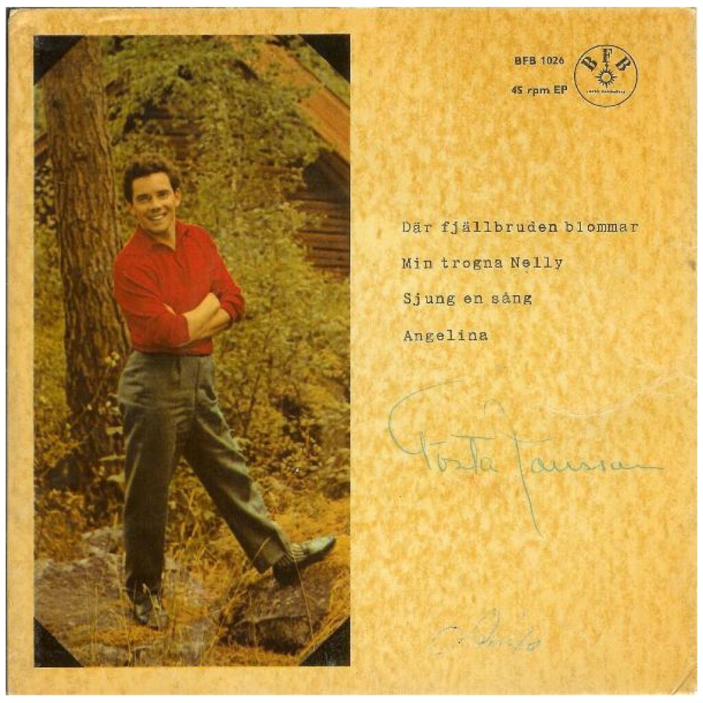 Gösta Jonsson* - Där Fjällbruden Blommar (7, EP)