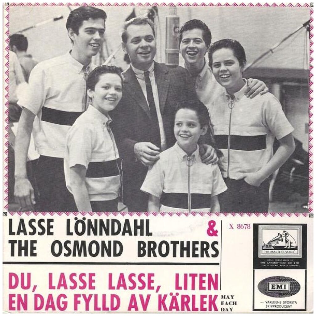 Lasse Lönndahl* & The Osmond Brothers* - Du Lasse, Lasse Liten / En Dag Fylld Av Kärlek (7)