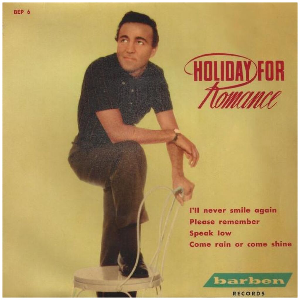 Johnny Holiday (2) - Holiday For Romance (7, EP)