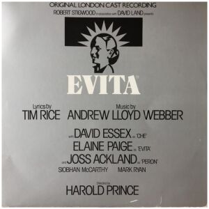 Andrew Lloyd Webber And Tim Rice - Evita Original London Cast Recording (LP, Album)