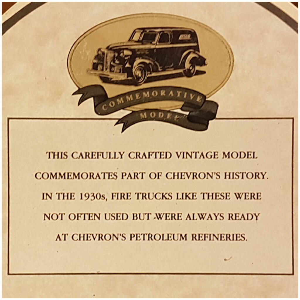 Chevron 1934 Dennis Fire Truck