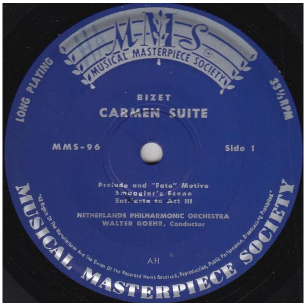 Bizet* - Netherlands Philharmonic Orchestra*, Walter Goehr - Carmen Suite (7)