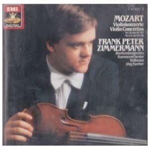 Mozart*, Frank Peter Zimmermann, Württembergisches Kammerorchester, Jörg Faerber - Violinkonzerte No. 1 & 4 (CD)