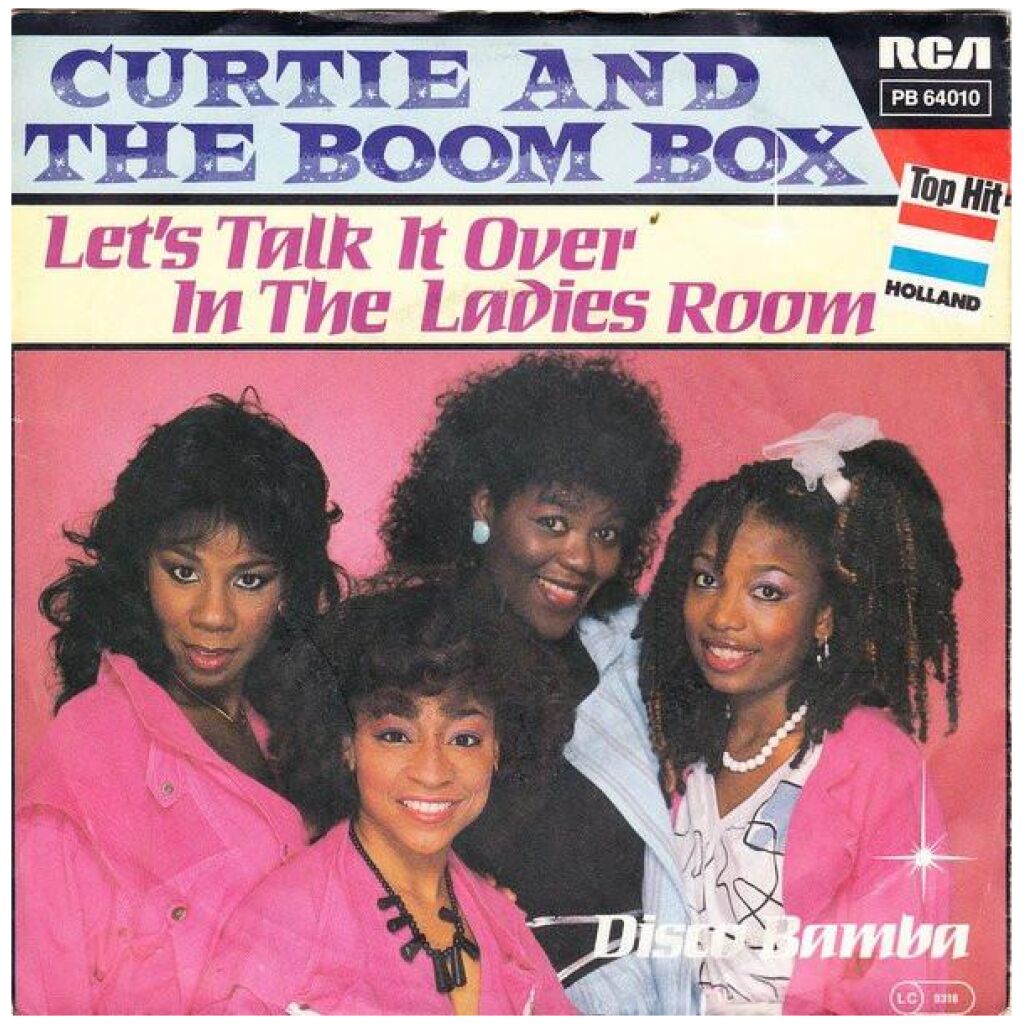Curtie And The Boom Box* - Lets Talk It Over In The Ladies Room (7, Single)