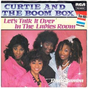 Curtie And The Boom Box* - Lets Talk It Over In The Ladies Room (7, Single)
