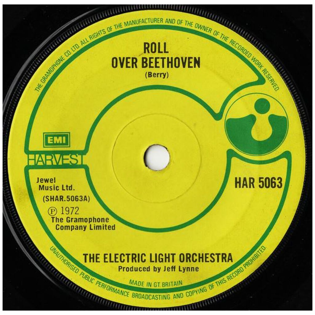 The Electric Light Orchestra* - Roll Over Beethoven (7, Single, Sol)
