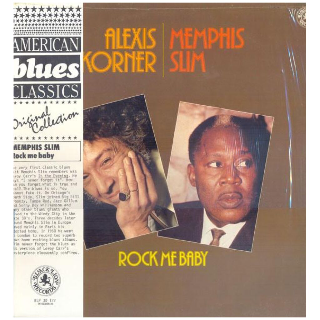 Memphis Slim, Alexis Korner - Rock Me Baby! (LP, Album, Mono, RE)