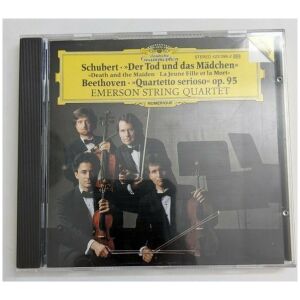 Schubert*, Beethoven*, Emerson String Quartet - Schubert »Der Tod Und Das Mädchen« = »Death And The Maiden = Le Jeune Fille Et La Mort« / Beethoven »Quartetto Serioso« Op. 95 (CD)