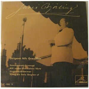 Jussi Björling - Sommarnatt - Serenad / Allt Under Himmelens Fäste / Ungdomsdrömmar / Sjung Din Hela Längtan Ut (7, EP)