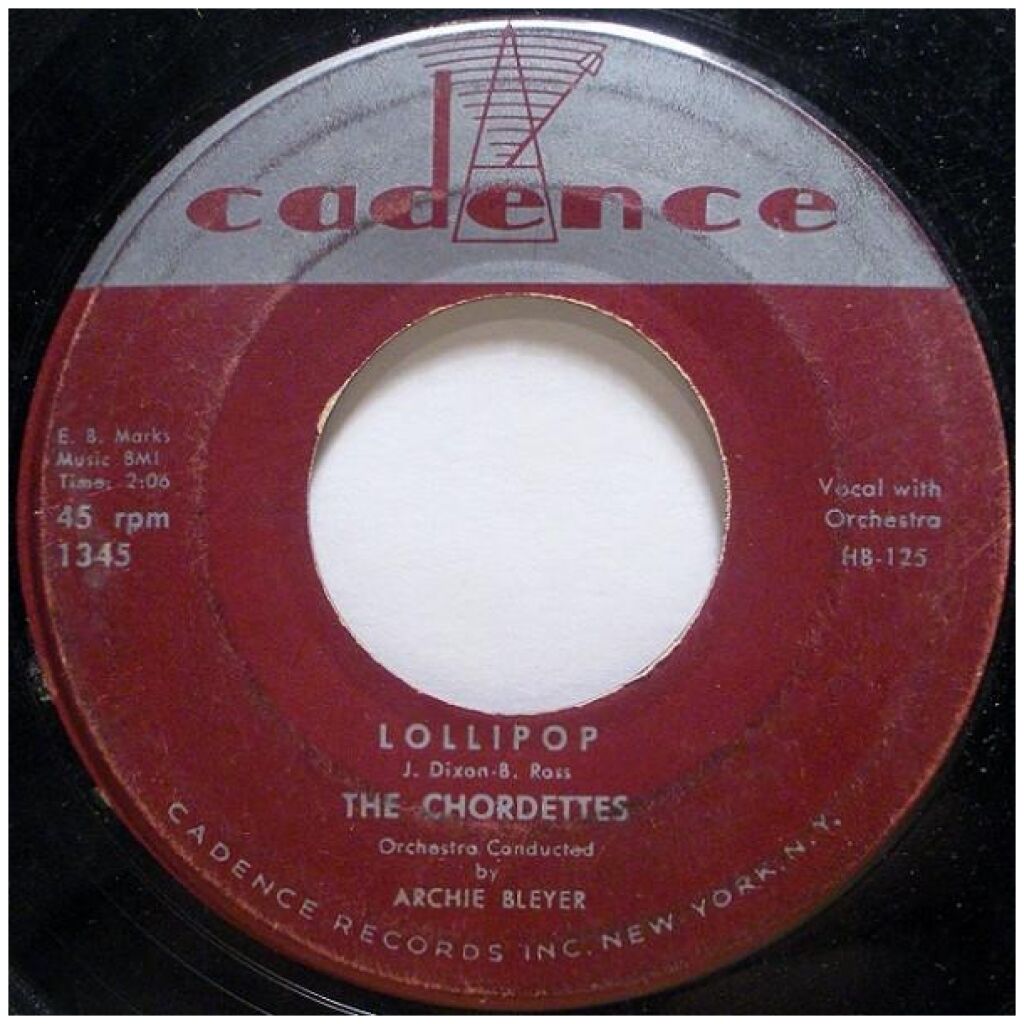The Chordettes - Lollipop (7, Single)