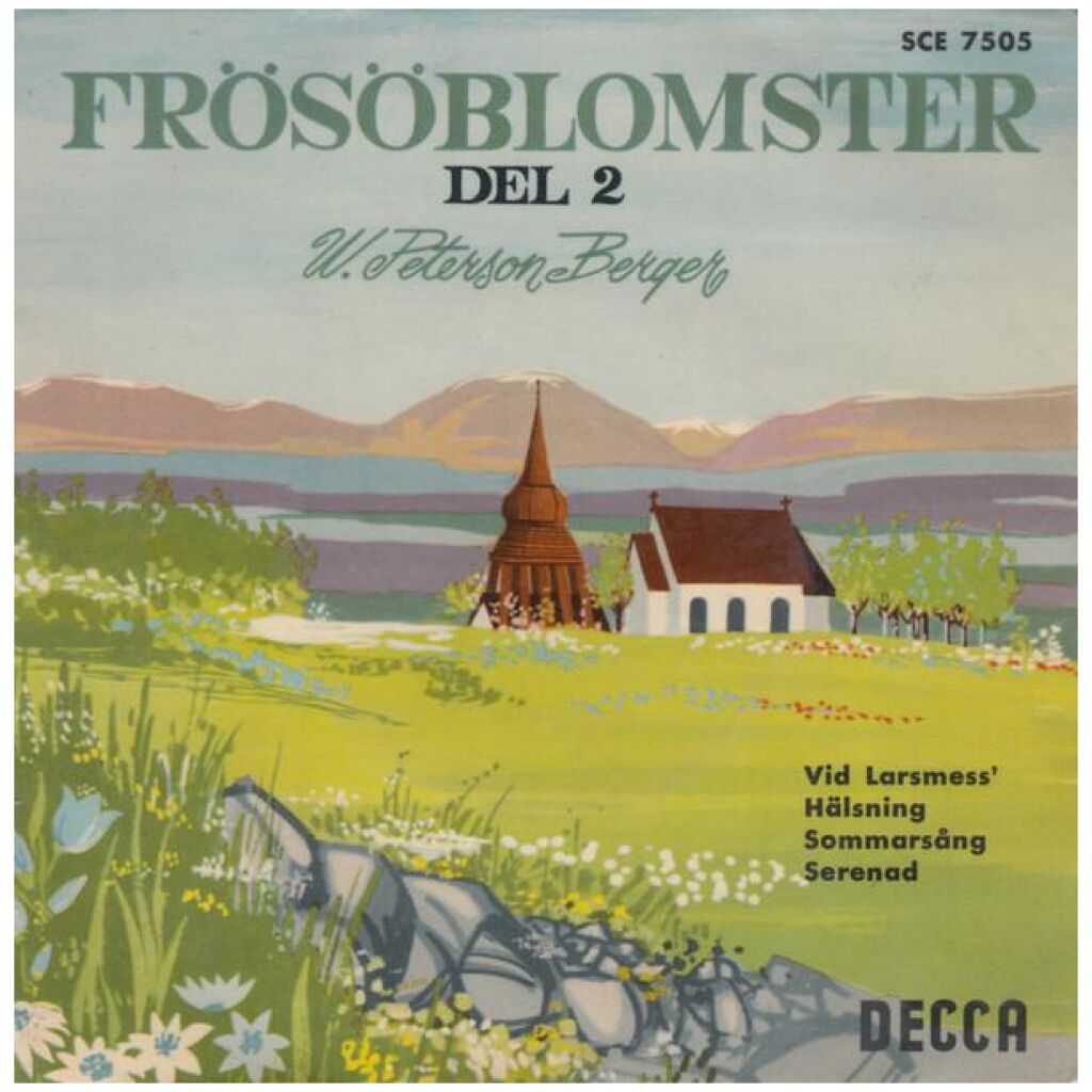 Egon Kjerrmans Stråkorkester* - Frösöblomster 2 (7, EP)