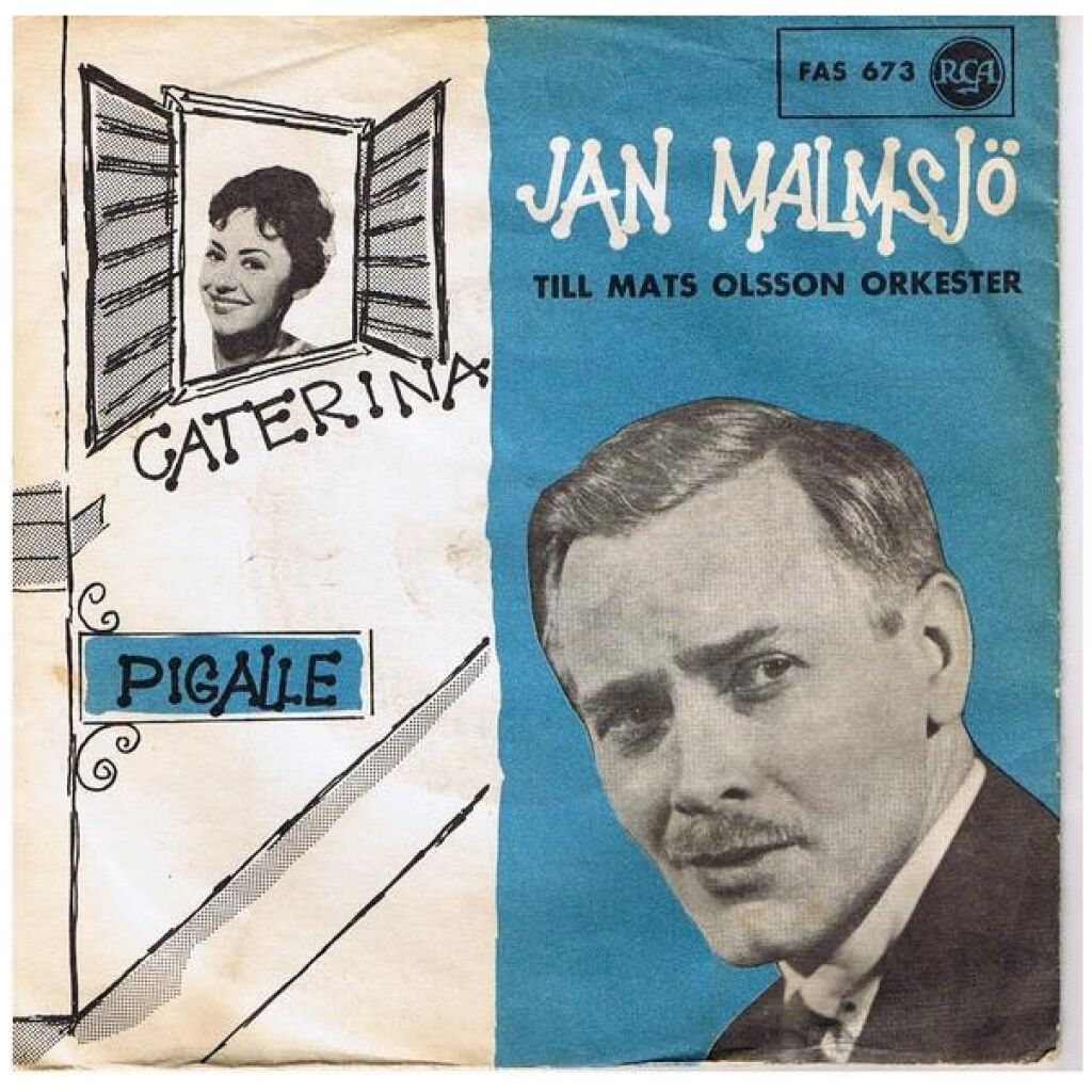 Jan Malmsjö Till Mats Olsson Orkester* - Caterina / Pigalle (7, Single)