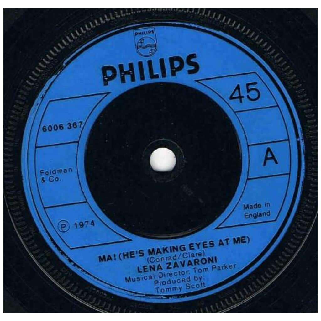 Lena Zavaroni - Ma! (Hes Making Eyes At Me) (7, Single)