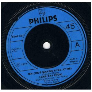 Lena Zavaroni - Ma! (Hes Making Eyes At Me) (7, Single)