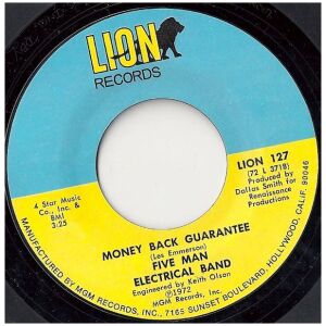 Five Man Electrical Band - Money Back Guarantee / Find The One (7)