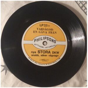 Stig Grybe, Unknown Artist - Varsågod En Gåva Från Philipsons Automobil-Aktiebolag (Flexi, 7, Mono)